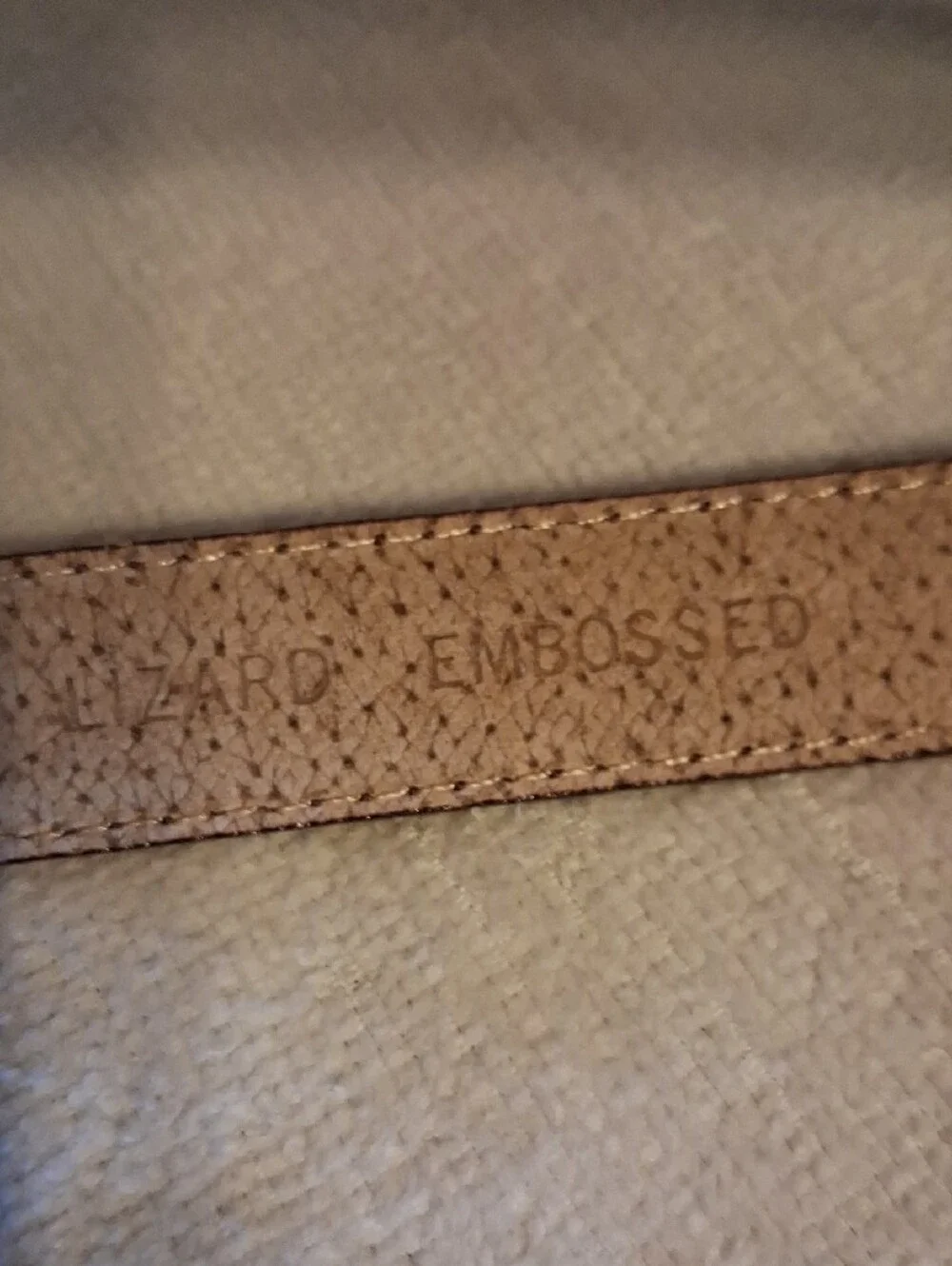 Kim Rogers Brown Leather Belt with Gold Buckle And Elephants
